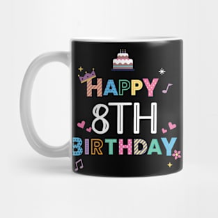 Happy Birthday 8. Geburtstag Mug